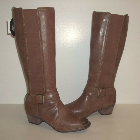 Giani Bernini Allcott Round Toe Leather Knee High Boot Giani Bernini Allcott Round Toe Leather Knee High Boot